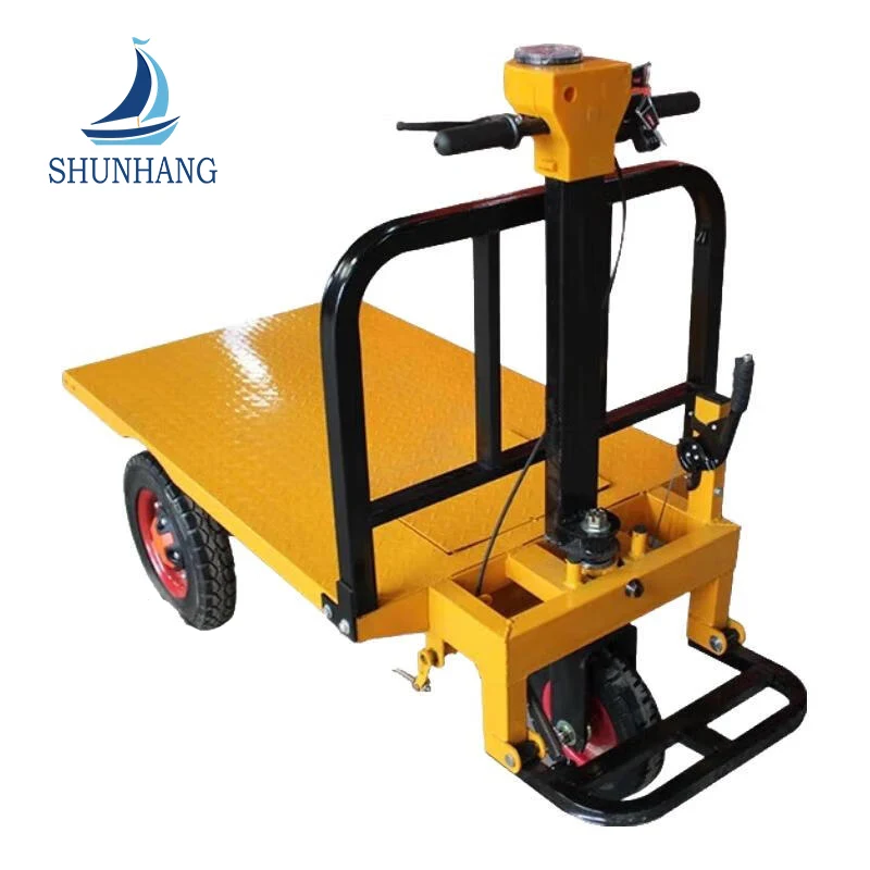 800W silnik stand-on beton transport płaski samochód