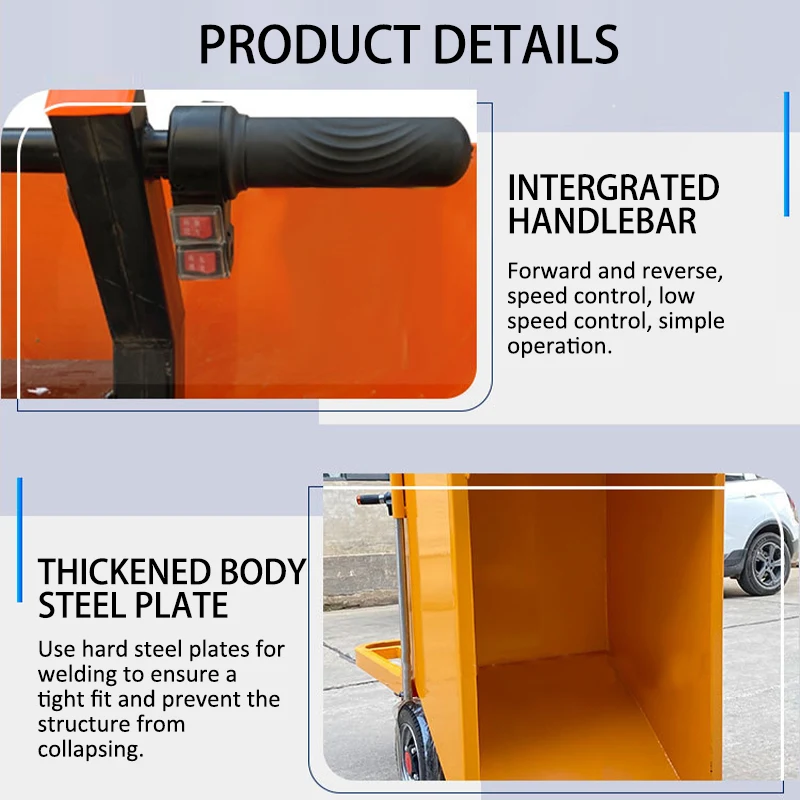 1000w Motor Tipper Cart